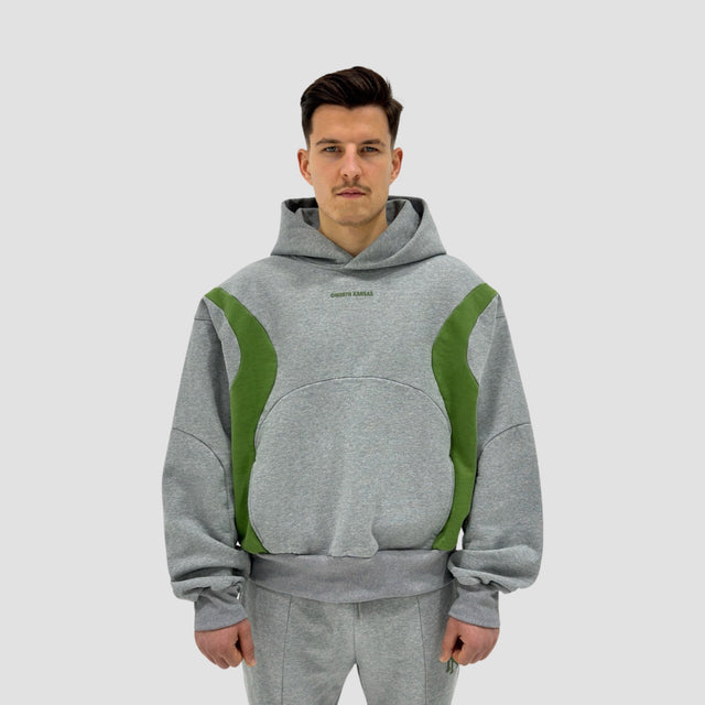 TRACKSUIT HOODIE GREY.GREEN