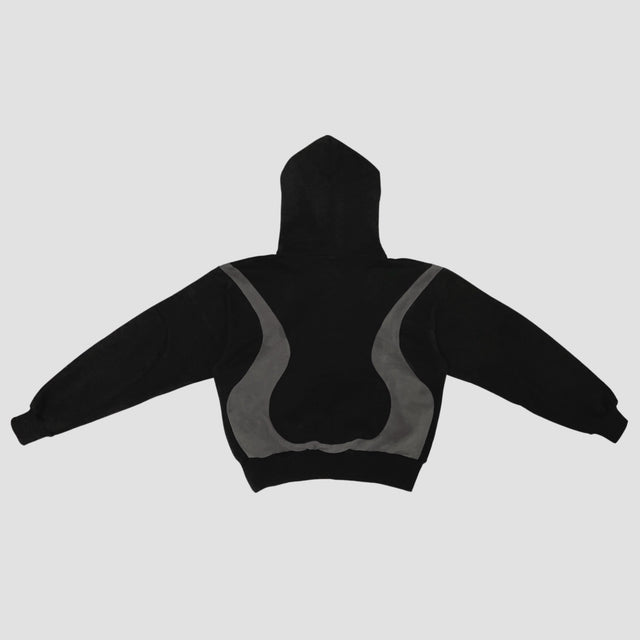 TRACKSUIT HOODIE BLACK.GREY