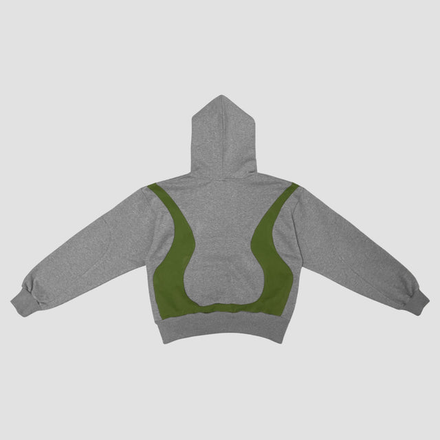 TRACKSUIT HOODIE GREY.GREEN